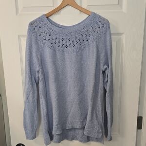 Sonoma Soft Periwinkle Knit Sweater